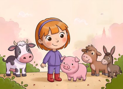 Kiara na djedovoj farmi
